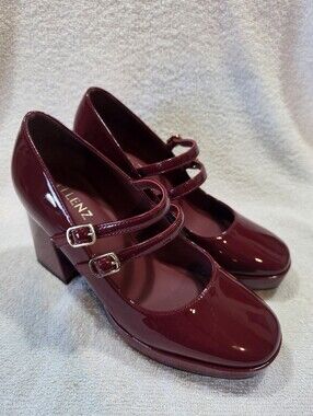 Like NEW Cellenz Patent Leather Mary Jane Heels Size 6.5